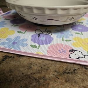 Longaberger Woven Traditions Pie Plate - Red